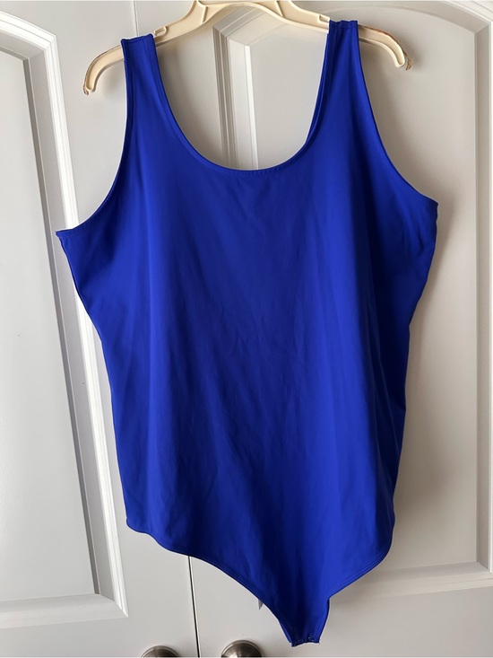 torrid Tops - torrid Cobalt Blue Scoop Neck Tank Bodysuit